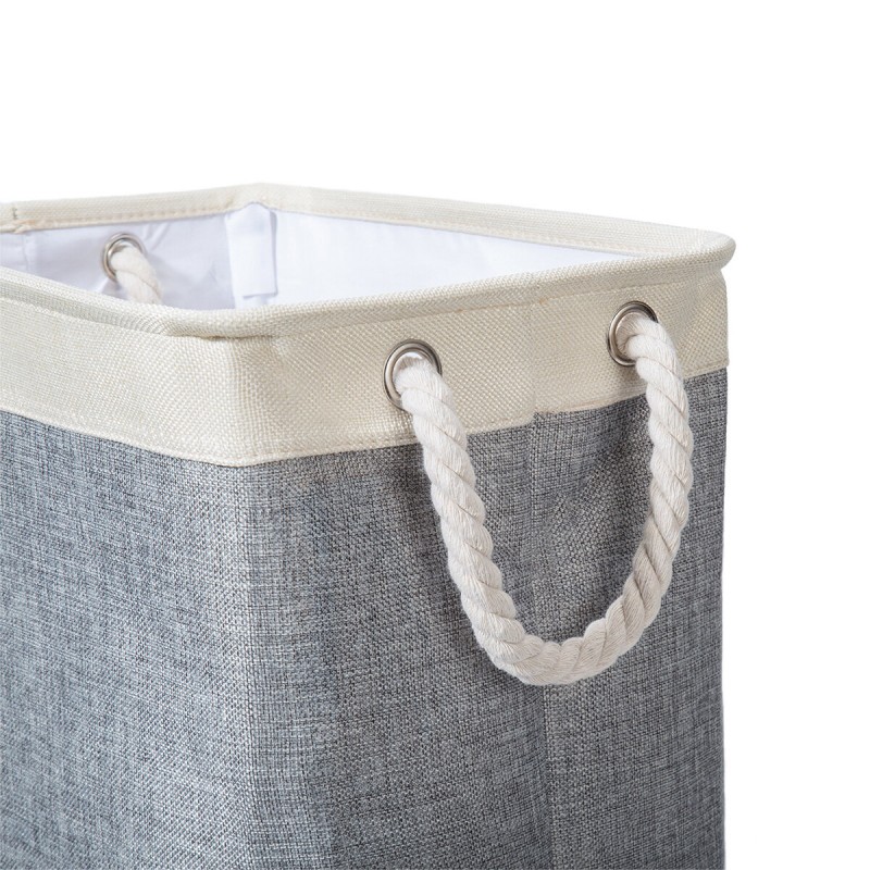 Laundry Baskets with Handles Collapsible Linen Hampers Bedroom Foldable Storage Laundry Hamper for Toys Clothing Organization - 