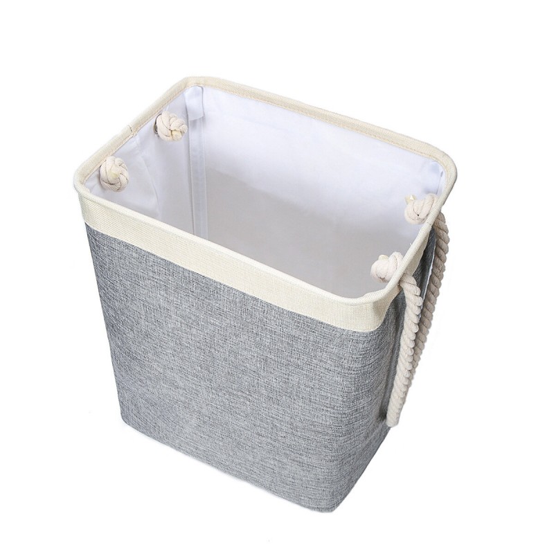 Laundry Baskets with Handles Collapsible Linen Hampers Bedroom Foldable Storage Laundry Hamper for Toys Clothing Organization - 