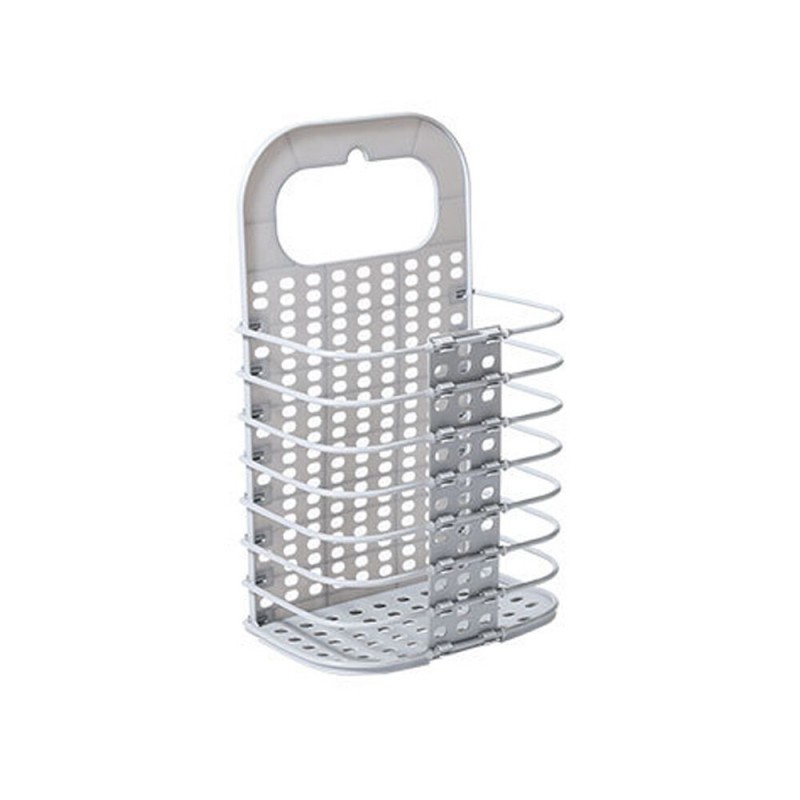 Home Bathroom Toilet Laundry Basket Foldable Laundry Basket Toy Storage Baskets  - White
