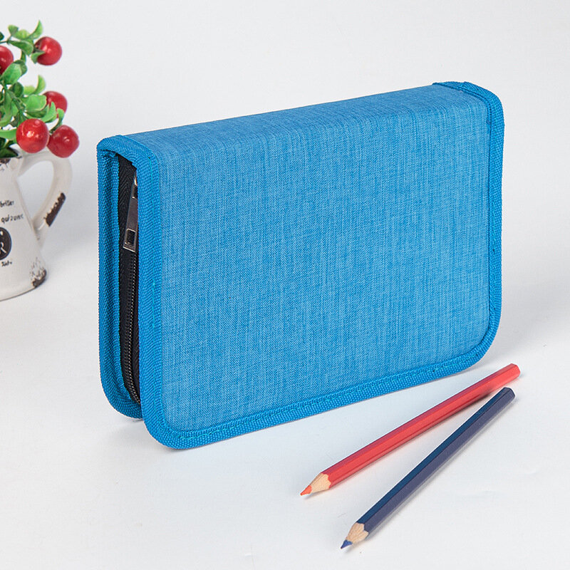 WAM PC-02 39 Slots School Pencils Case Large Capacity Pencil Bag Pouch Multi layer Brush Pocket  - Rose