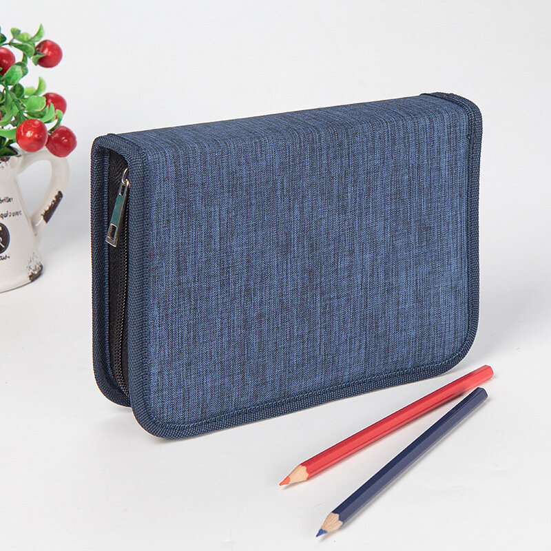 WAM PC-02 39 Slots School Pencils Case Large Capacity Pencil Bag Pouch Multi layer Brush Pocket  - Rose