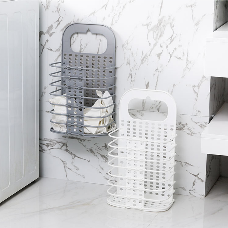 Home Bathroom Toilet Laundry Basket Foldable Laund...