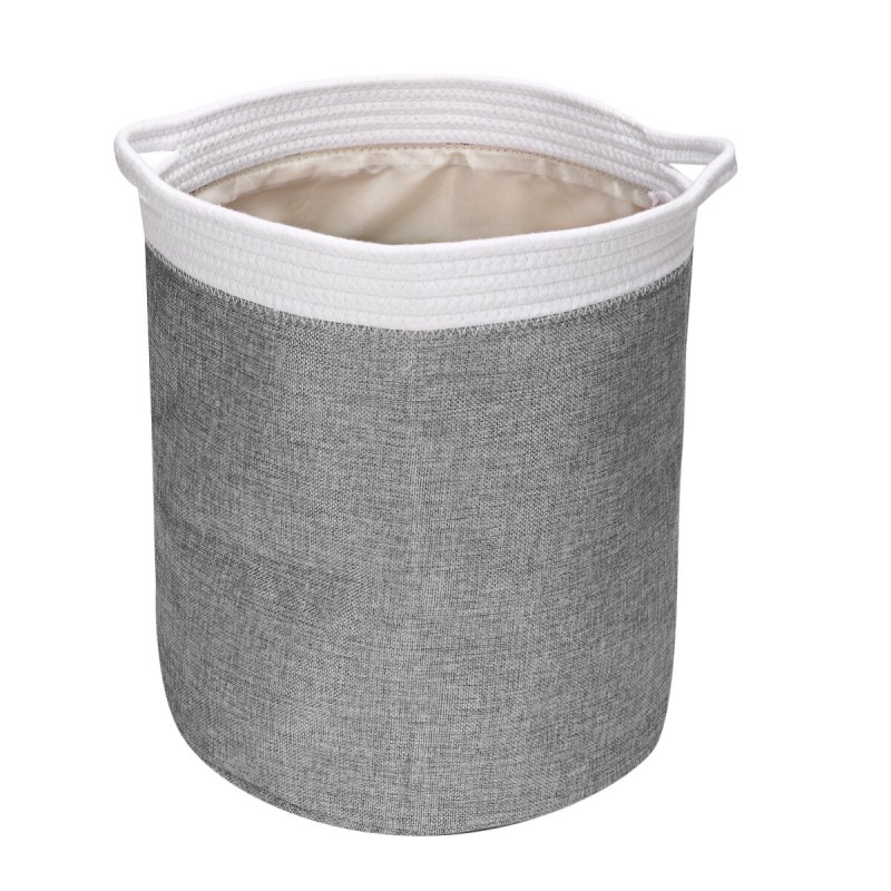 Laundry Basket Collapsible Bag Storage Bag Laundry Bag Picnic Basket Laundry Hamper for Bathroom Storage Basket - Grey