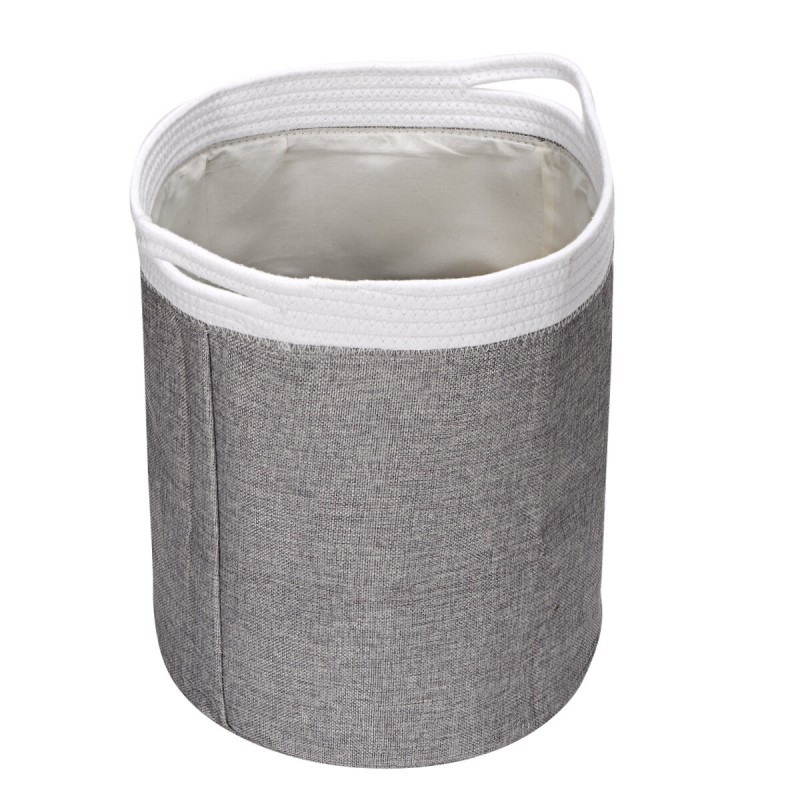Laundry Basket Collapsible Bag Storage Bag Laundry Bag Picnic Basket Laundry Hamper for Bathroom Storage Basket - Grey