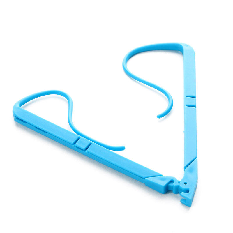 Creative Hands Free Book Page Holder Adjustable Bookmark for Reading Portable &amp; Foldable  - Blue