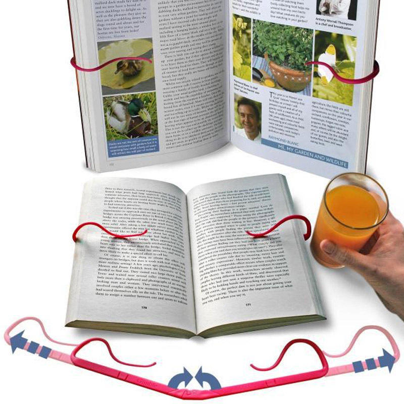 Creative Hands Free Book Page Holder Adjustable Bo...
