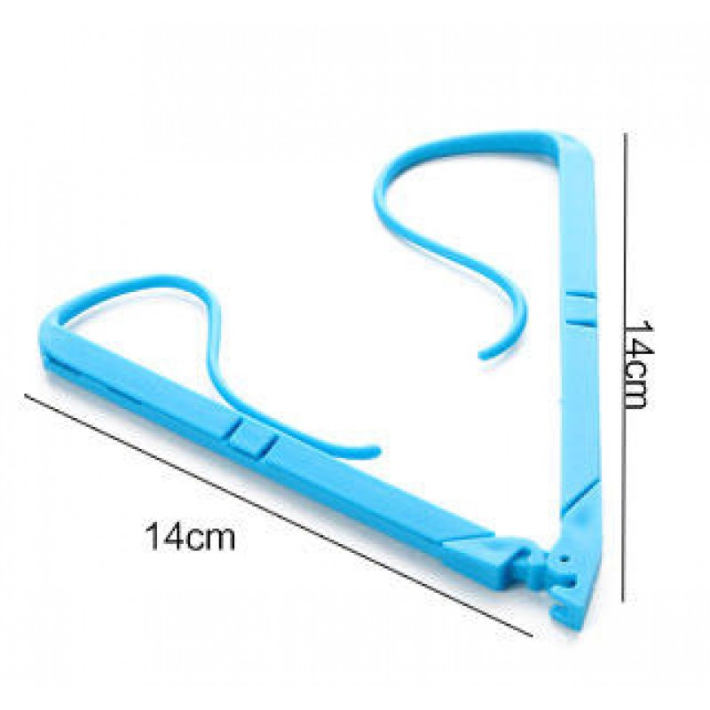 Creative Hands Free Book Page Holder Adjustable Bookmark for Reading Portable &amp; Foldable  - Blue