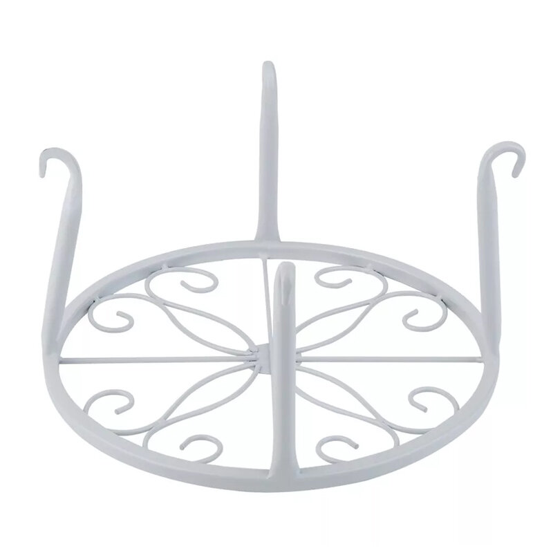 Europeam-style Floor-standing Single-layer Flower Shelf All-match Strong Bearing Flower Stand - Black