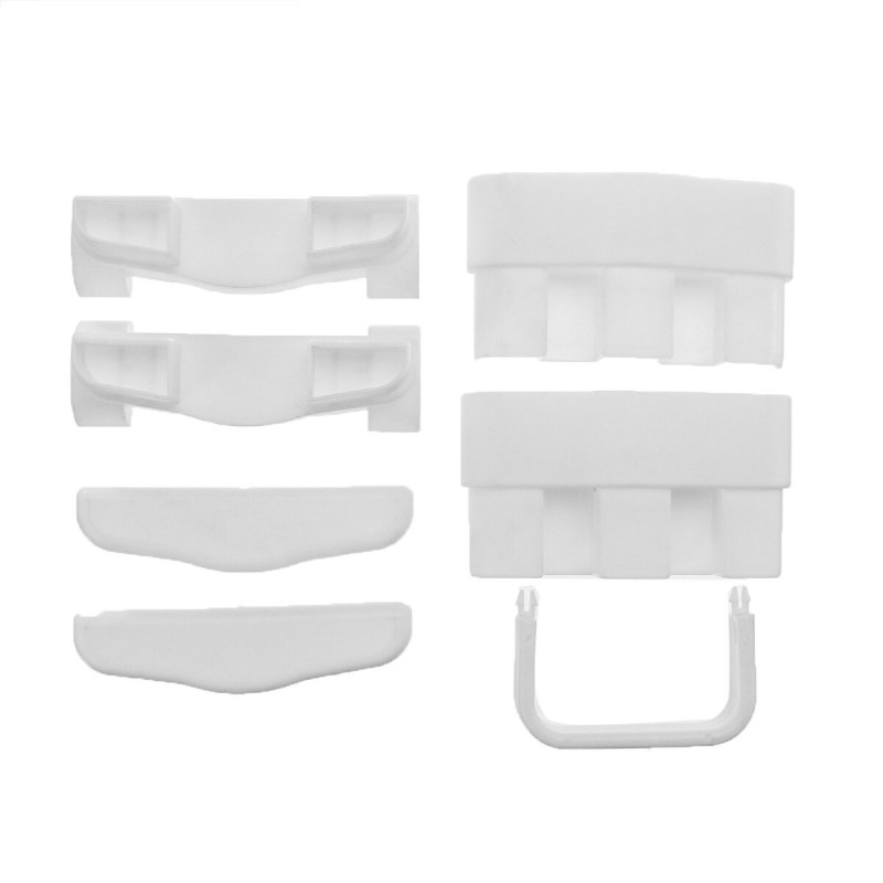 4 Layers Slim Slide Out Kitchen Bathroom Storage Trolley Cart Rack Holder Home - White