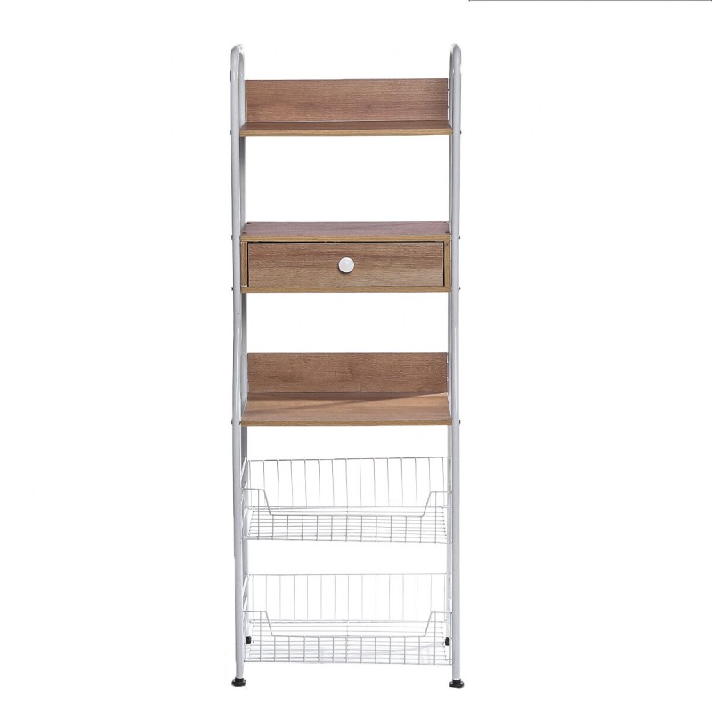 5-Tier Kitchen Standing Rack Microwave Oven Stand ...
