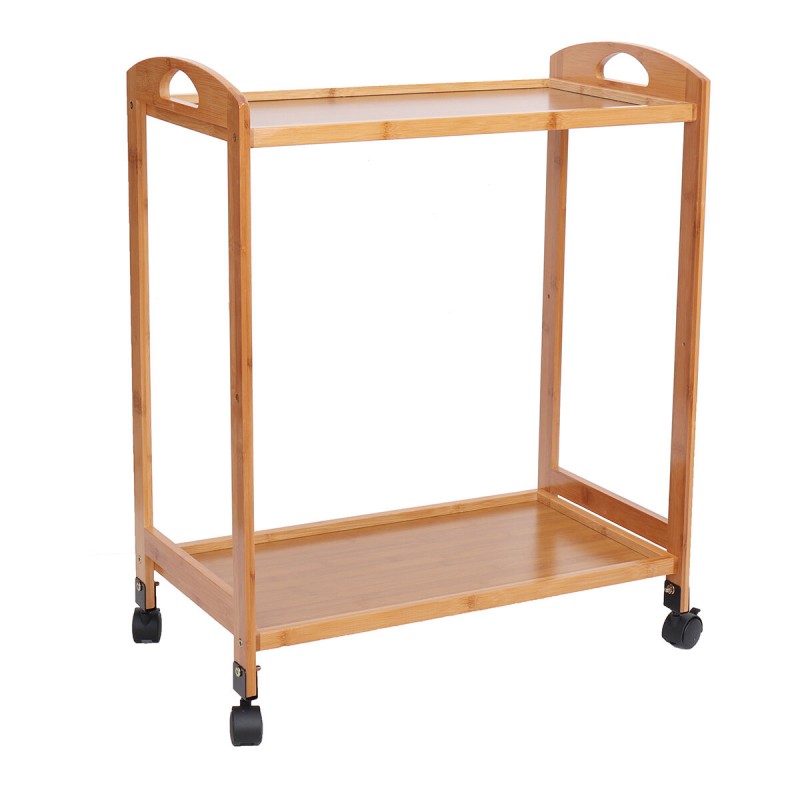 2-Tier/3-Tier Rolling Serving Trolley Dining Kitch...