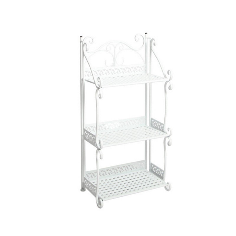 3 Layers Storage Rack Iron Art Shelf Multi Functional Kitchen Bathroom Corner Storage Rack for Home Decor Rack - Bronze