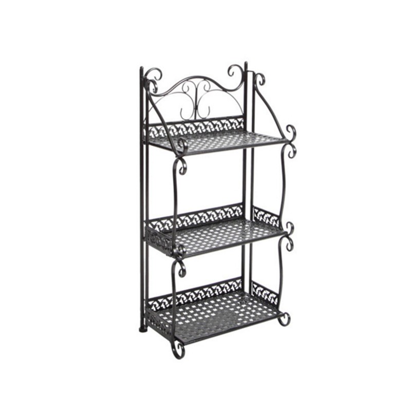 3 Layers Storage Rack Iron Art Shelf Multi Functio...