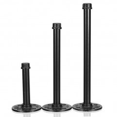 20kg Load-bearing Retro Black Iron Industrial Pipe...