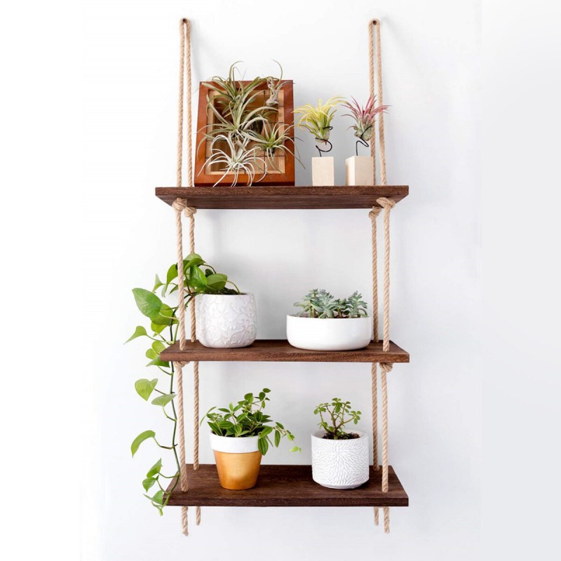 Three-layer Sling Female Hanger Large Capacity Bring Tidiness Wall Worship Storage Shelf for Lving room Kitchen