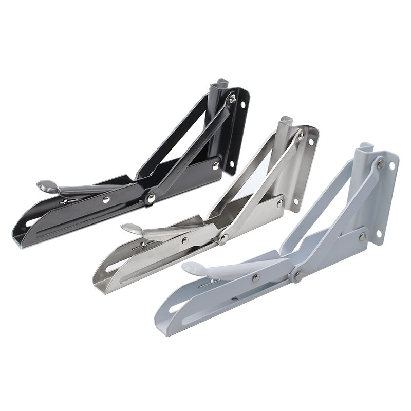 2PCS Stainless Steel Folding Table Bracket Shelf B...