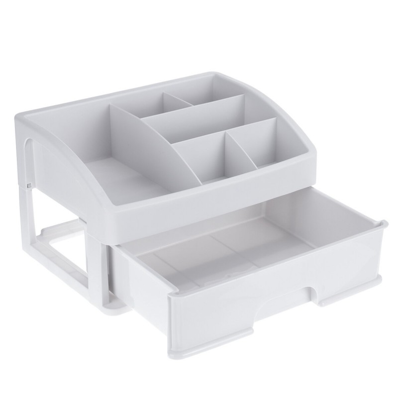 1/2/3 Layers Desktop Makeup Drawer Organizer Clear...