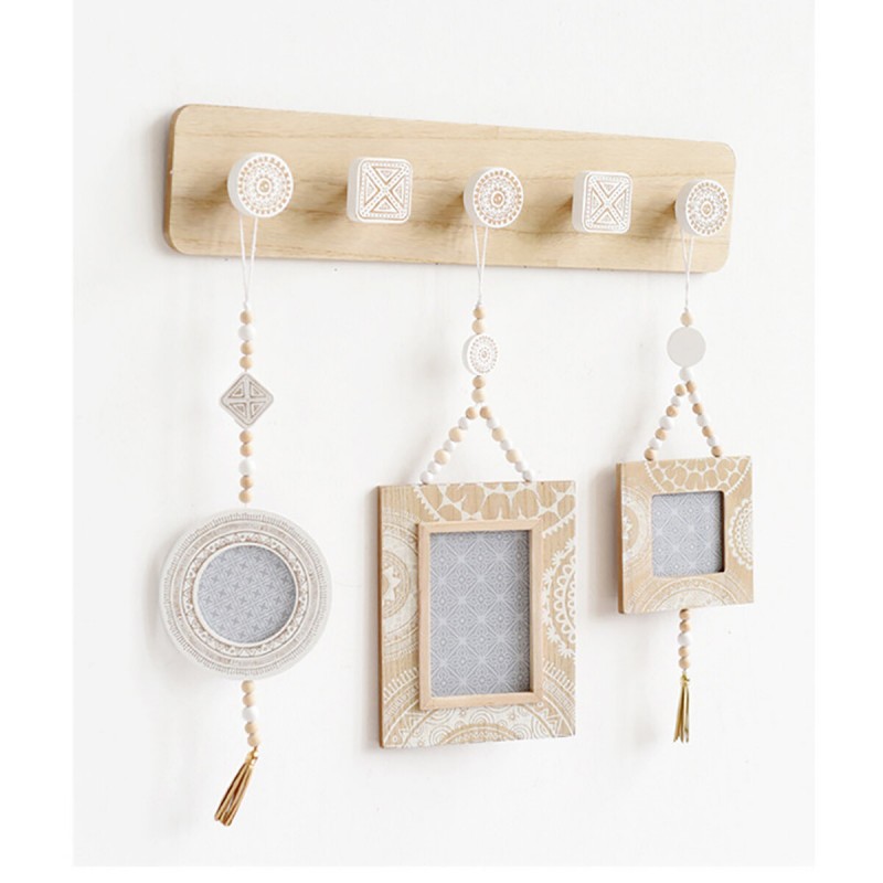 Nordic Wood Coat Hanger Wall Hook Home Decorative ...