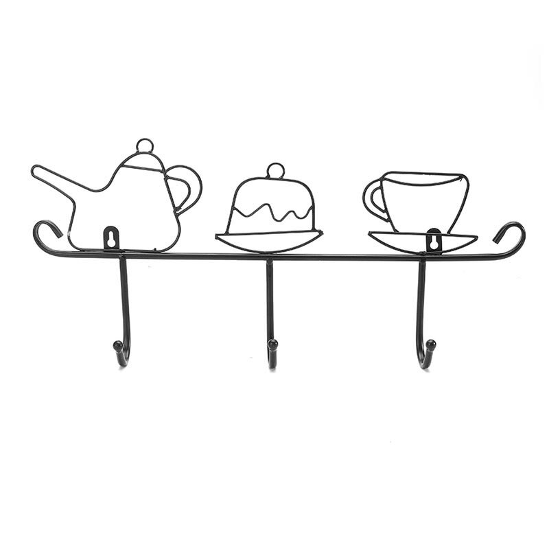 KC-WH09 Creative Wall Mount Metal Hook Bedroom Bat...
