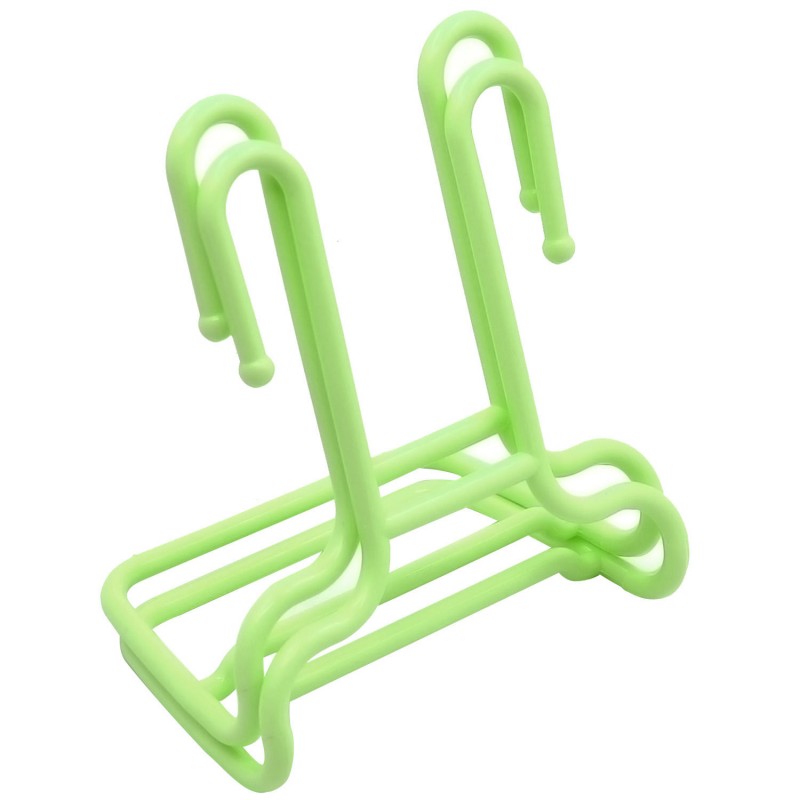 2PCS/Set Multi-function Plastic Children Kids Shoes Hanging Storage Shelf Drying Rack Shoe Racks - Blue
