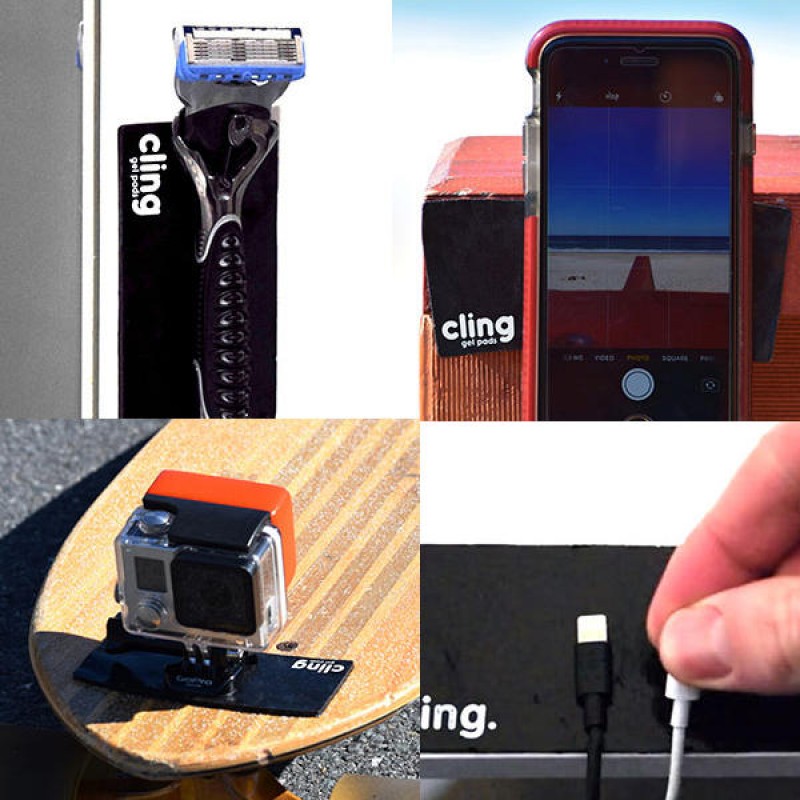 Cling Sticky Cell Pads Anti Slip Gel Pads Phone Holder for Wide Applications