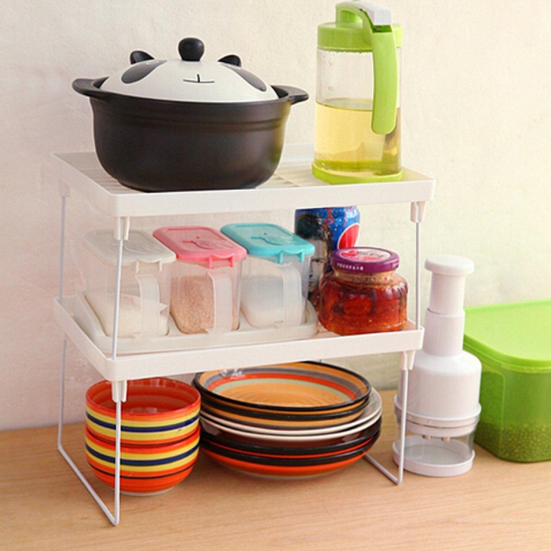 Foldable Racks Home Bathroom Kitchen Storage Rack ...