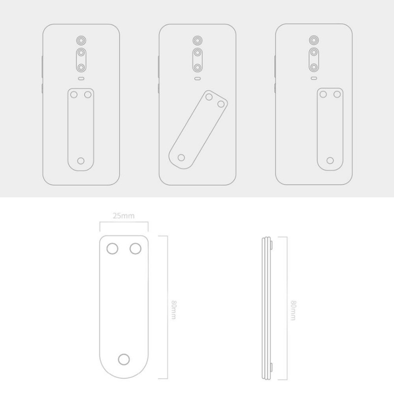 Freefinger MINI-01 Finger Ring Mobile Phone Stand Holder From Multi-function Phone Ring Bracket Leather Surface Portable Phone H