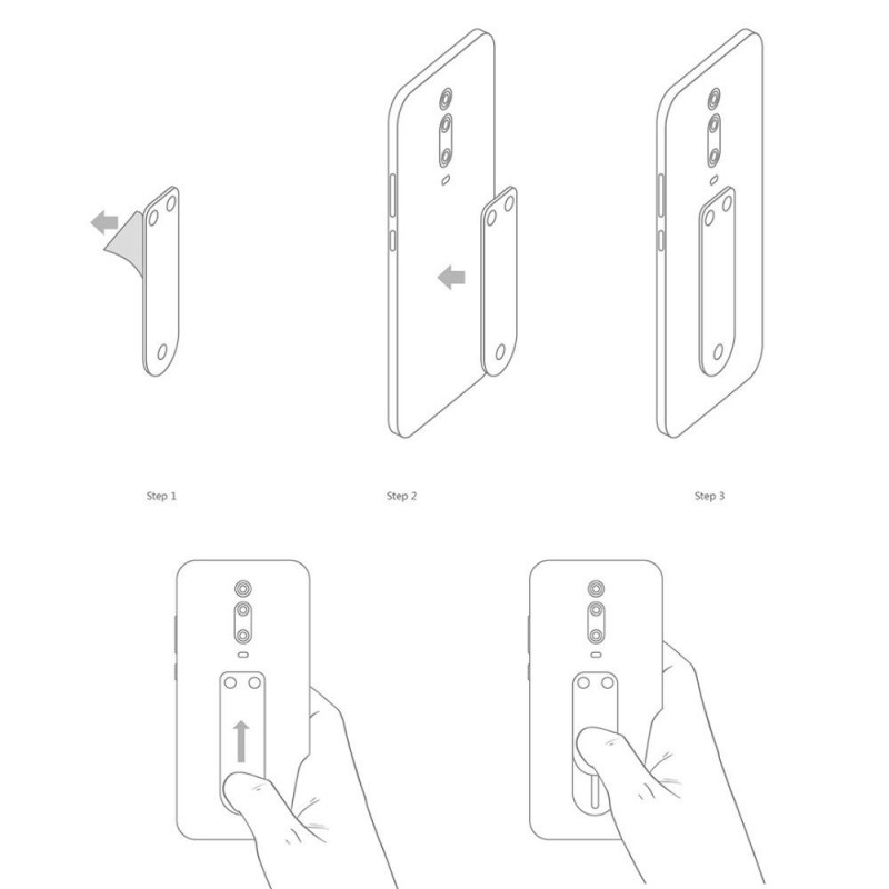 Freefinger MINI-01 Finger Ring Mobile Phone Stand Holder From Multi-function Phone Ring Bracket Leather Surface Portable Phone H