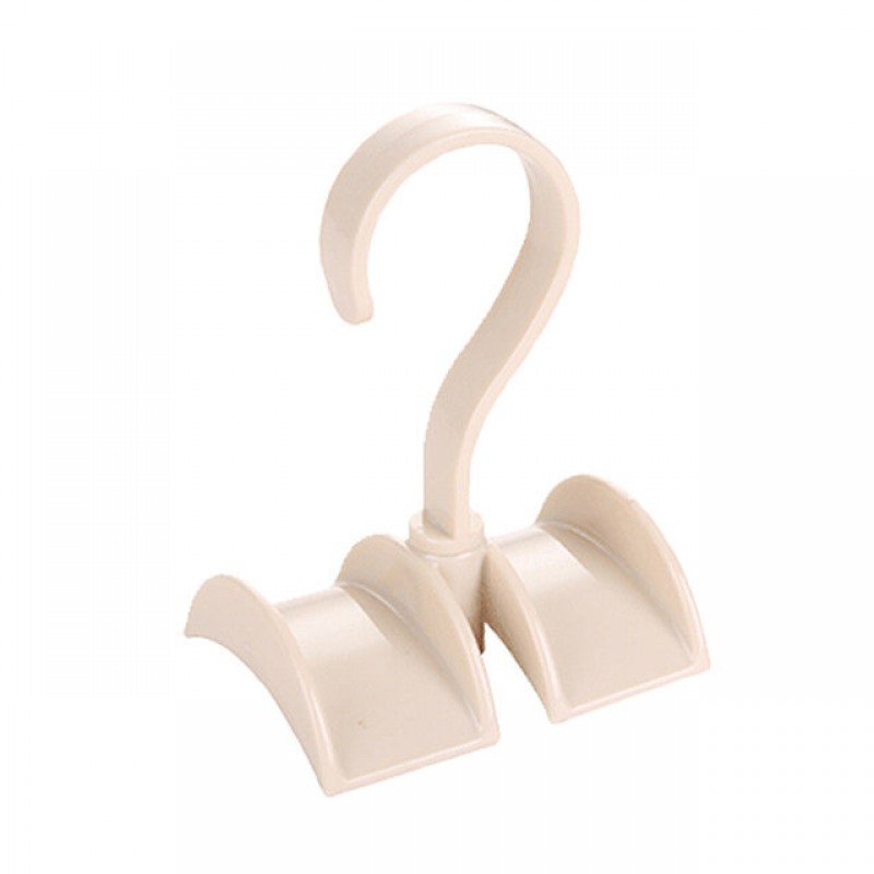 Rotated Storage Rack Bag Hanger Plastic Clothes Rack Creative Tie Closet Hanger Wardrobe Organizer - Green