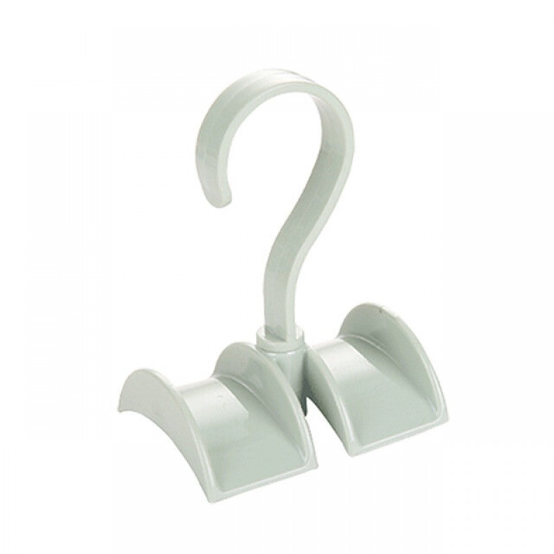 Rotated Storage Rack Bag Hanger Plastic Clothes Rack Creative Tie Closet Hanger Wardrobe Organizer - Green