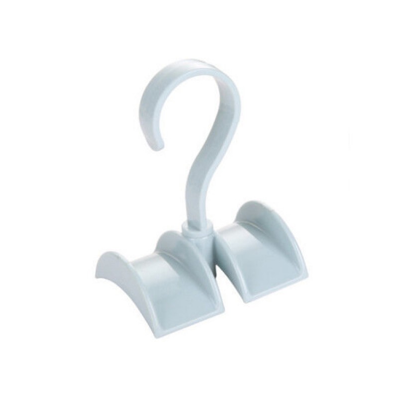 Rotated Storage Rack Bag Hanger Plastic Clothes Rack Creative Tie Closet Hanger Wardrobe Organizer - Green