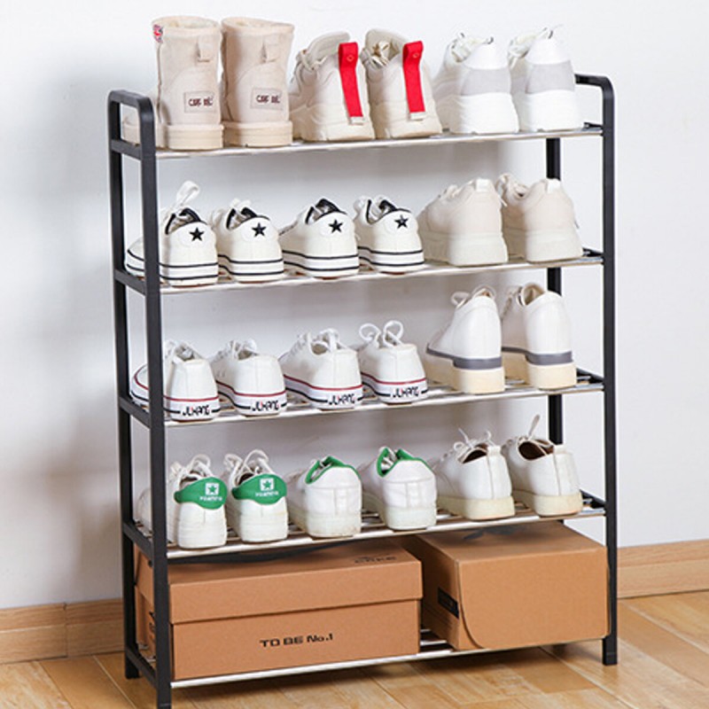 Multi-layer Shoe Rack Living Room Storage Rack Multifunctional Shoe Cabinet - Type D
