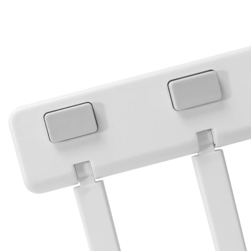 Multi-function Folding Air Dry Rack Hole Free Clothes Rack Balcony Sock Dry Rack for Indoor Clothes Hanger - White