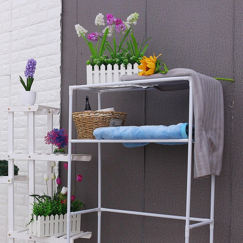 3 Shelf Over Washing Machine Storage Unit Storage Rack Laundry Kitchen Bathroom Shelf Rack