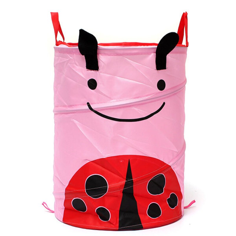 34x45cm Foldable Laundry Storage Basket Bathroom Cartoon Clothes Pants Bag - 03