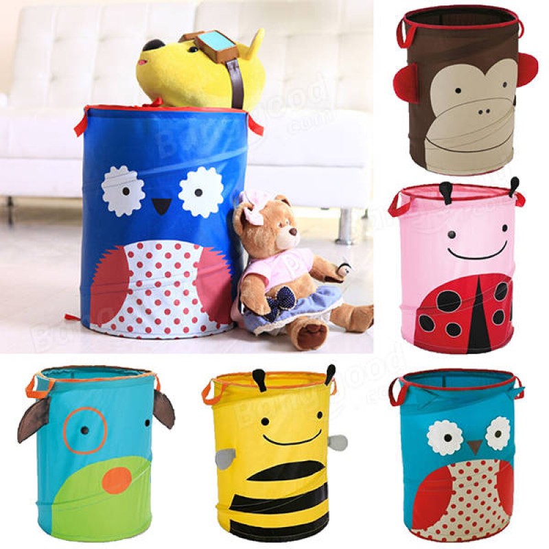 34x45cm Foldable Laundry Storage Basket Bathroom C...