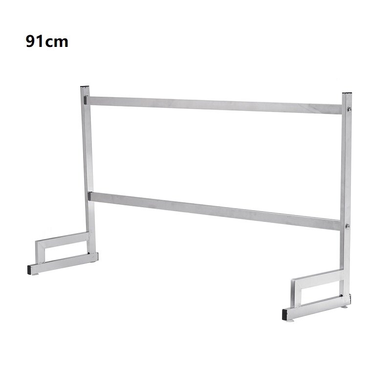 Stainless Steel Kitchen Dish Drying Rack Drainer Storage Shelf Utensil Holder Plate Dish Cupboard Storage Rack - 1x Stents of di