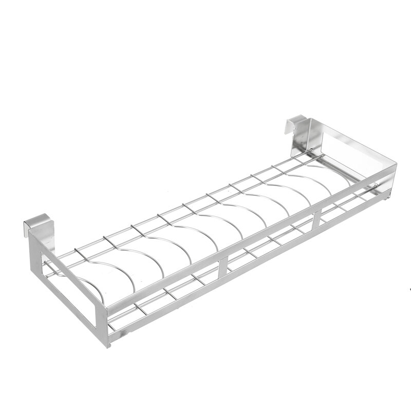 Stainless Steel Kitchen Dish Drying Rack Drainer Storage Shelf Utensil Holder Plate Dish Cupboard Storage Rack - 1x Stents of di