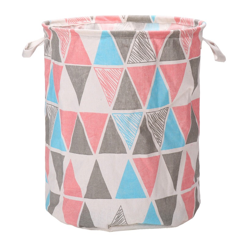Round Foldable Laundry Storage Bucket Toys Sundries Waterproof Hamper - Jungle Tree