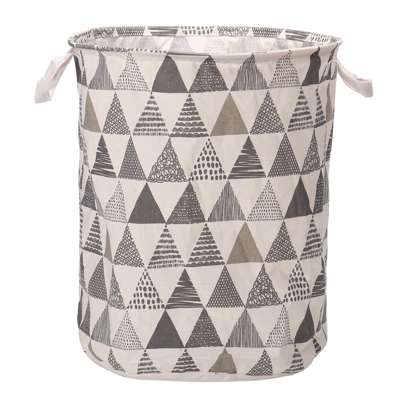 Round Foldable Laundry Storage Bucket Toys Sundries Waterproof Hamper - Jungle Tree
