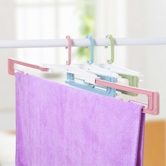 Folding Hanger Cloth Racks Portable Travel Hanger ...