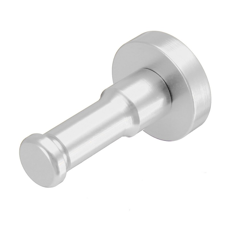 1Pcs Wall Mounted Decorative Bathroom Hooks Towel Racks Aluminum Finish Candy Color Clothes Hanger Towel Coat Robe Hook - Blue